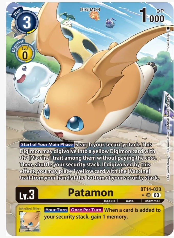Patamon (Alternate Art) - Blast Ace (BT14) 033