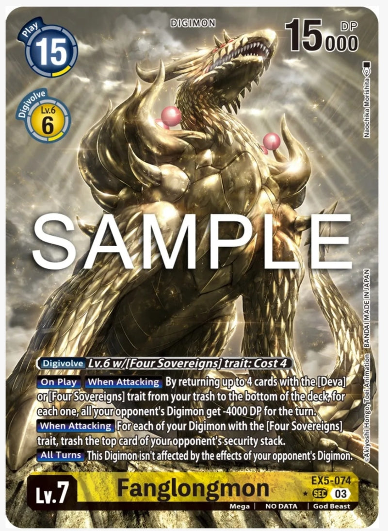 Fanglongmon (Alternate Art) - Animal Colosseum (EX05-074)