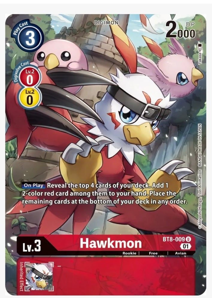 Hawkmon (Alternate Art) - New Awakening (BT08-009)