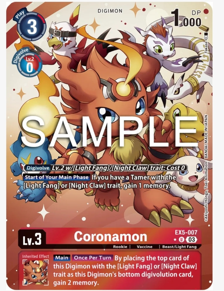 Coronamon (Alternate Art) - Animal Colosseum (EX05-007)