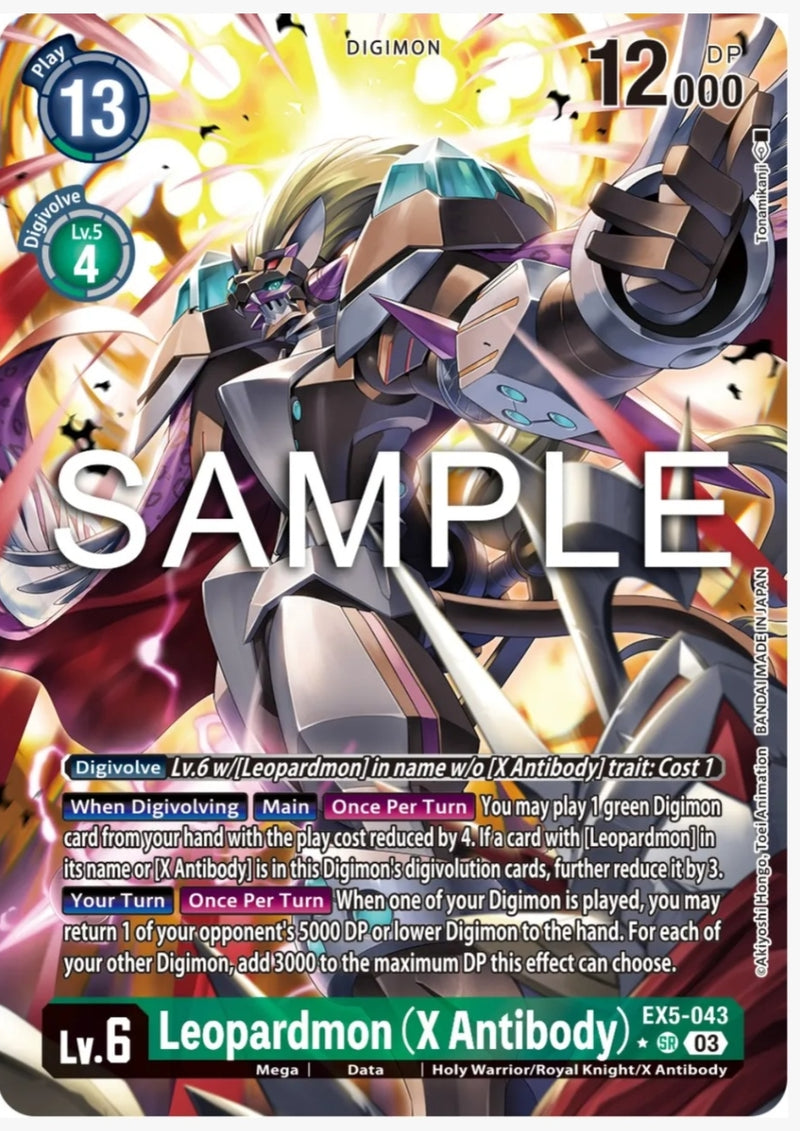 Leopardmon (X Antibody) (Alternate Art) - Animal Colosseum (EX05-043)