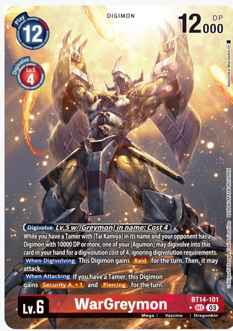 WarGreymon (Alternate Art) - Blast Ace (BT14-101)