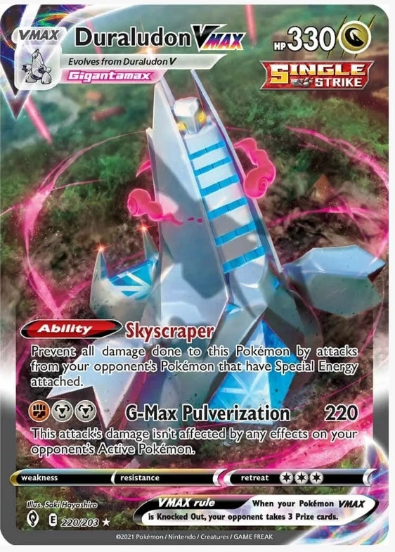 Duraludon VMAX (Alternate Art Secret) - SWSH07: Evolving Skies (SWSH07) 220/203