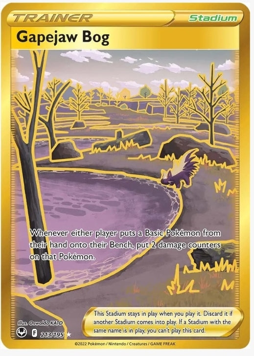 Gapejaw Bog - SWSH12: Silver Tempest (SWSH12) 213/195