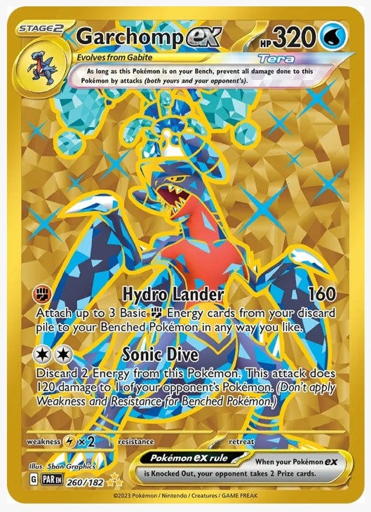 Garchomp ex - 260/182 - SV04: Paradox Rift (SV04)