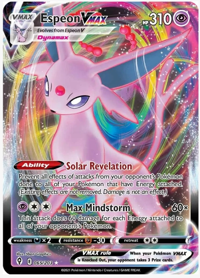 Espeon VMAX - SWSH07: Evolving Skies (SWSH07) 065/203