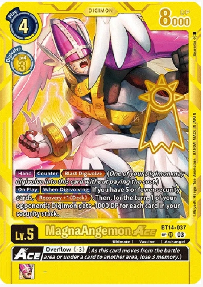 MagnaAngemon Ace (Special Rare) - Exceed Apocalypse (BT15)