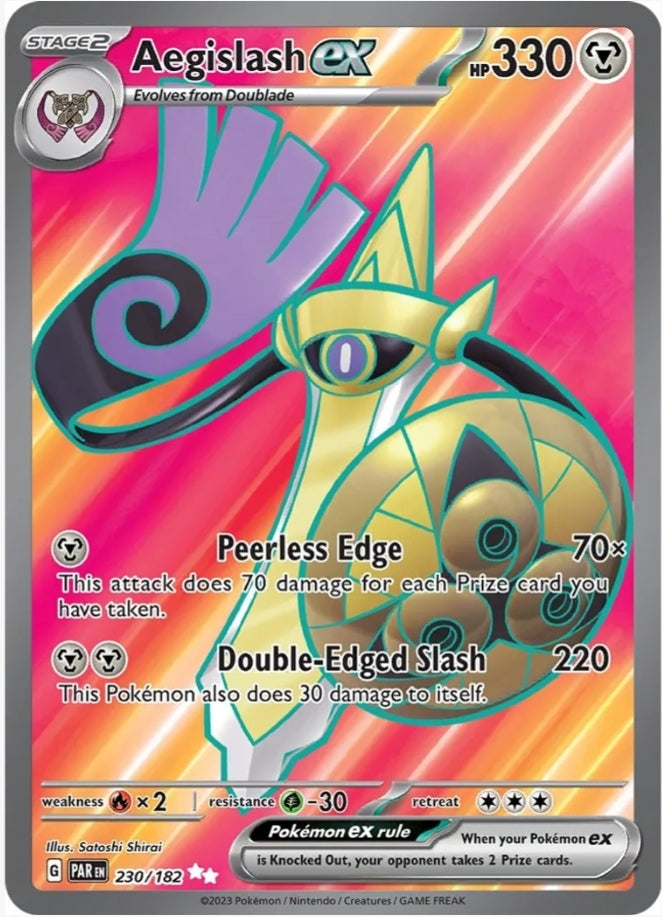 Aegislash ex - 230/182 - SV04: Paradox Rift (SV04)