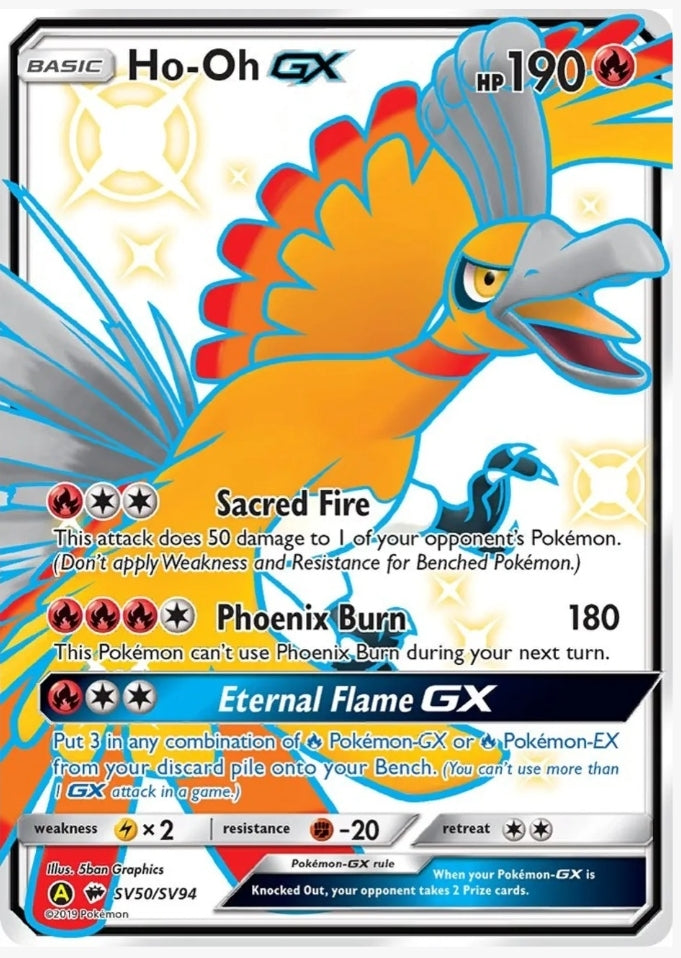 Ho-Oh GX - Hidden Fates: Shiny Vault (HIF:SV)