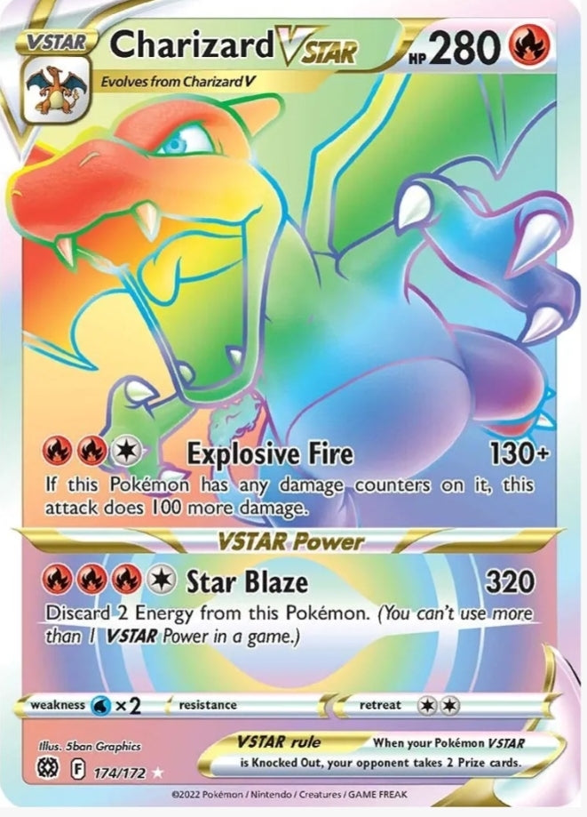 Charizard VSTAR (Secret) - SWSH09: Brilliant Stars (SWSH09)