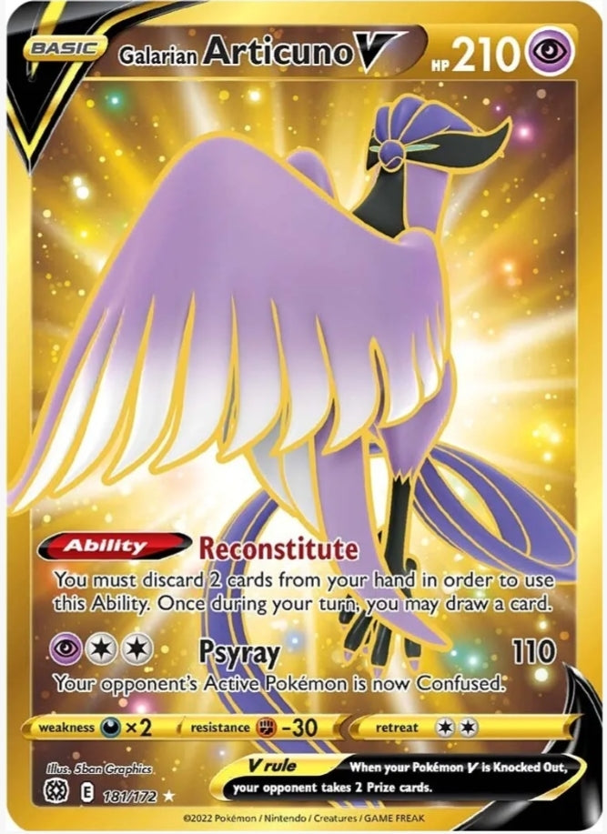 Galarian Articuno V (Secret) - SWSH09: Brilliant Stars (SWSH09)