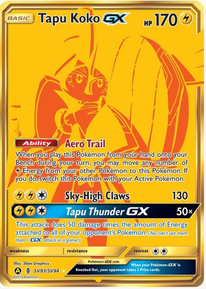 Tapu Koko GX - Hidden Fates: Shiny Vault (HIF:SV)