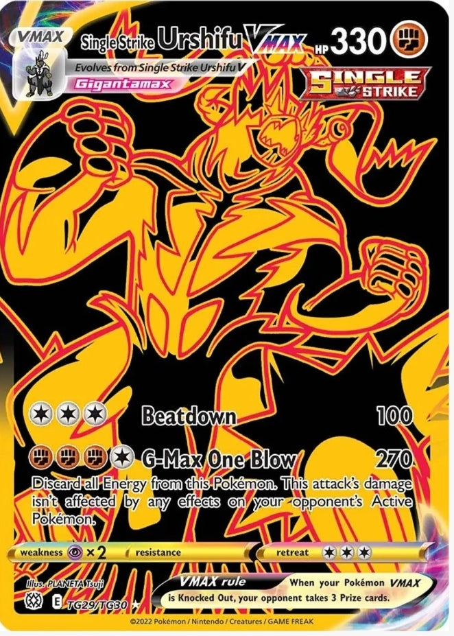 Single Strike Urshifu VMAX (Secret) - SWSH09: Brilliant Stars Trainer Gallery (SWSH09:TG)