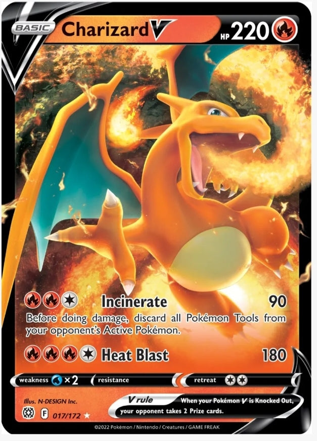 Charizard V - SWSH09: Brilliant Stars (SWSH09)