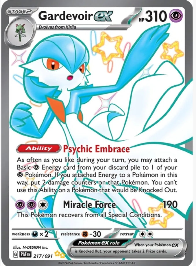 Gardevoir ex - 217/091 - SV: Paldean Fates (PAF)
