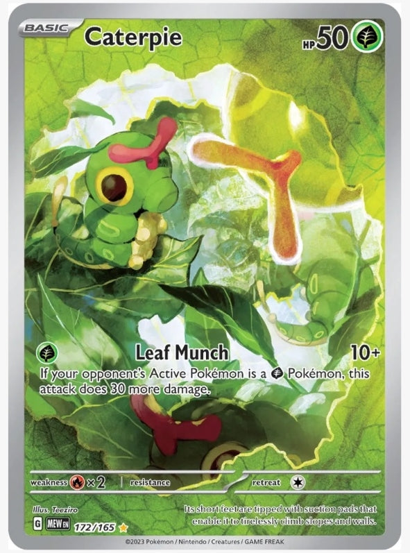 Caterpie - 172/165 - SV: Scarlet & Violet 151 (MEW)