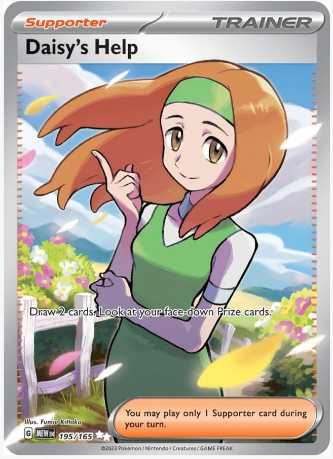 Daisy's Help - 195/165 - SV: Scarlet & Violet 151 (MEW)