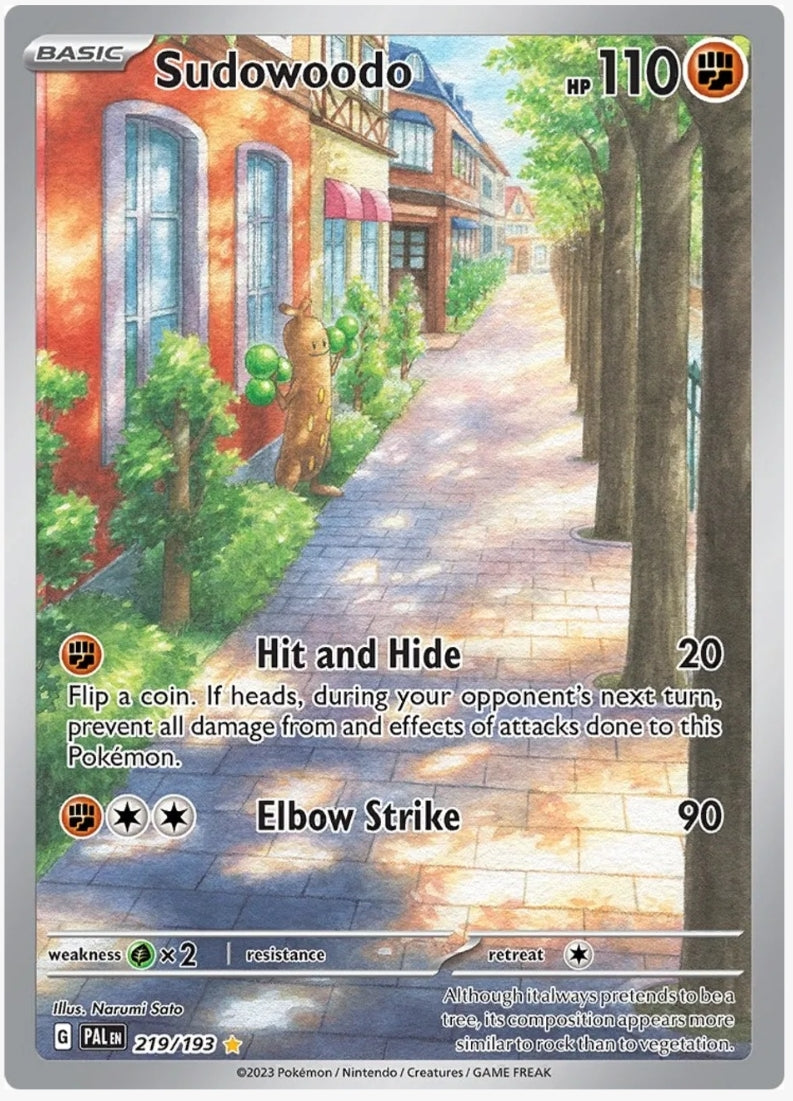 Sudowoodo - 219/193 - SV02: Paldea Evolved (PAL)