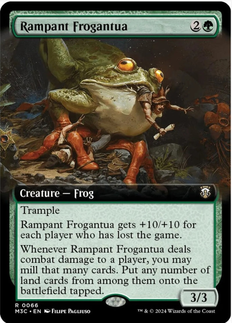 Rampant Frogantua (Extended Art) - Commander: Modern Horizons 3 (M3C)