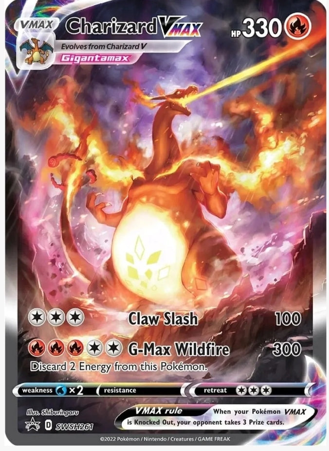 Charizard VMAX - SWSH261 - SWSH: Sword & Shield Promo Cards (SWSD)