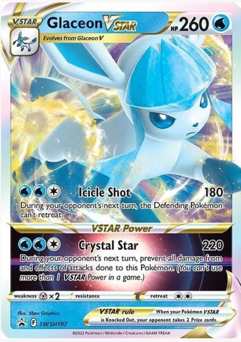 Glaceon VSTAR - SWSH197 - SWSH: Sword & Shield Promo Cards (SWSD)