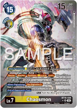 Chaosmon (Alternate Art) - Beginning Observer (BT16)