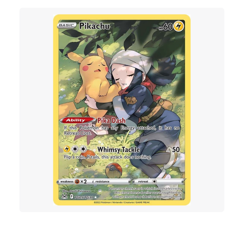 Pikachu - SWSH11: Lost Origin Trainer Gallery (SWSH11: TG)