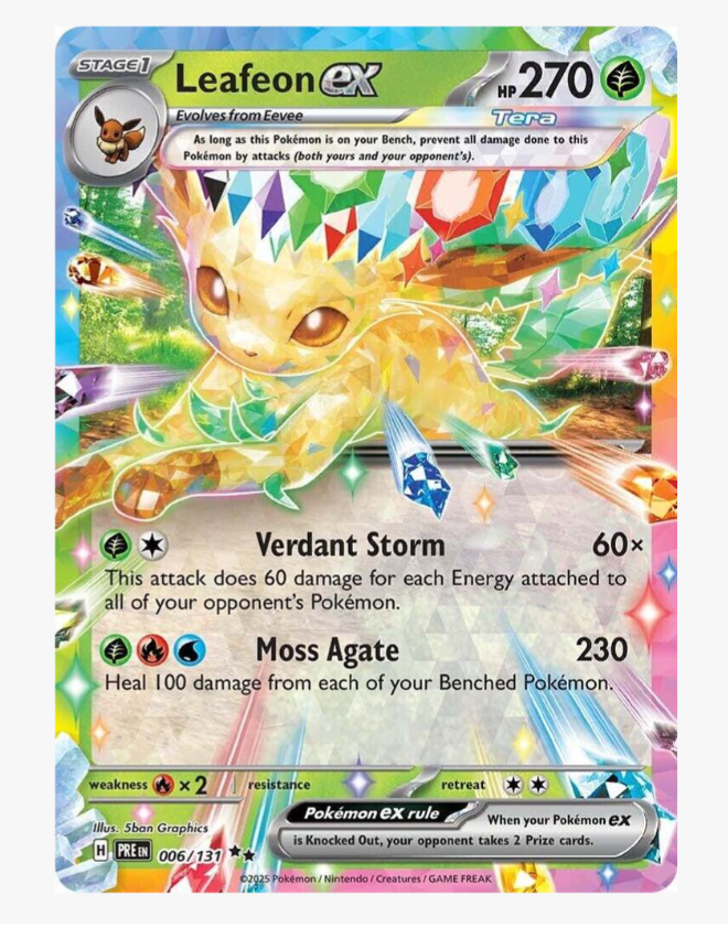 Leafeon ex - 006/131 - SV: Prismatic Evolutions (PRE)