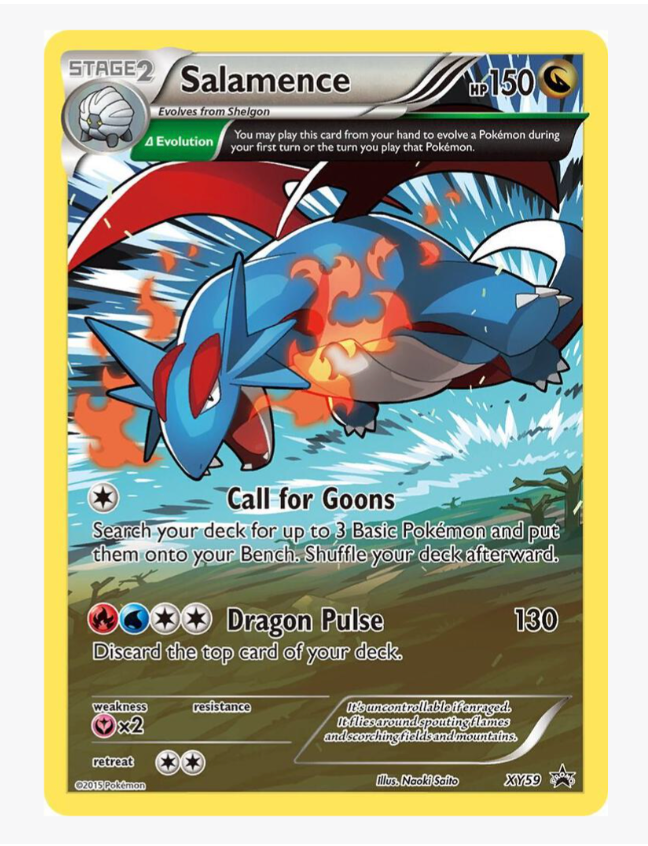 Salamence - XY59 - XY Promos (PR)