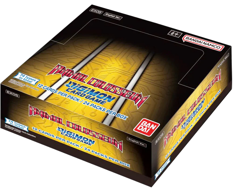 Digimon Card Game: Animal Colosseum EX05 Booster Case 12 Boxes IN STOCK