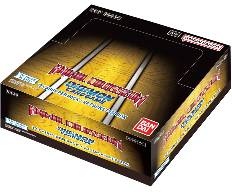 Digimon Card Game: Animal Colosseum EX05 Booster Case 12 Boxes Digimon Card Game: Animal Colosseum EX05 Booster Case 12 Boxes