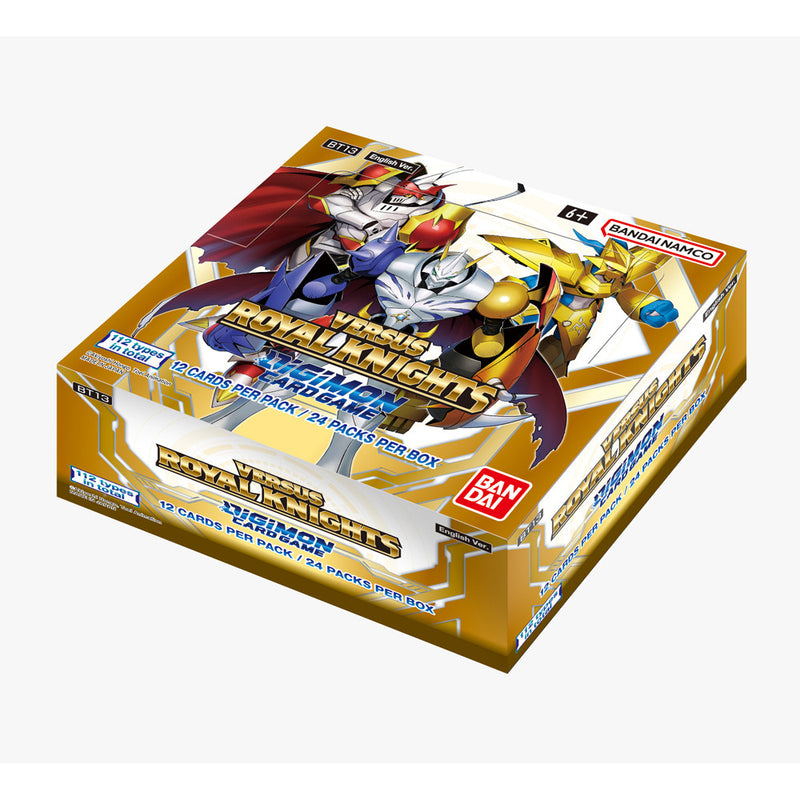 Digimon TCG Versus Royal Knight BT13 Booster Box Case 12 Boxes Digimon TCG Versus Royal Knight BT13 Booster Box Case 12 Boxes
