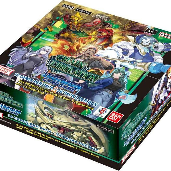 DIGIMON CARD GAME: CHAIN OF LIBERATION BOOSTER (EX08) ENGLISH DIGIMON CARD GAME: CHAIN OF LIBERATION BOOSTER (EX08) ENGLISH