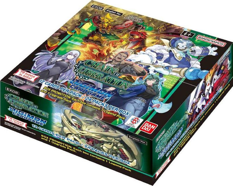 DIGIMON CARD GAME: CHAIN OF LIBERATION BOOSTER (EX08) ENGLISH