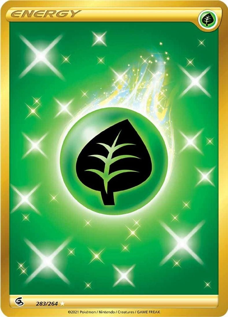 Grass Energy 283/264 (Secret) - SWSH08: Fusion Strike (SWSH08)