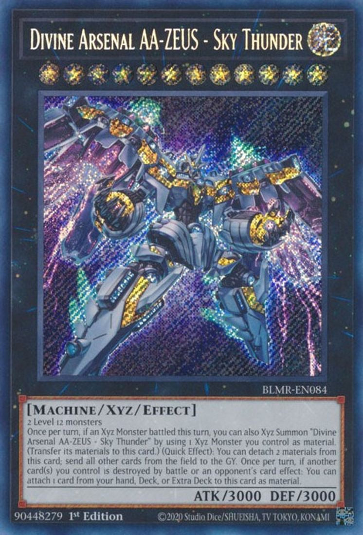 Divine Arsenal AA-ZEUS - Sky Thunder - Battles of Legend: Monstrous Revenge BLMR-EN084