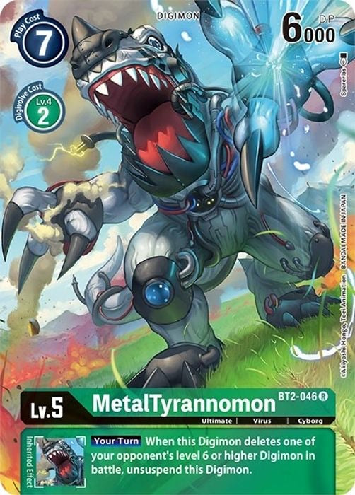 MetalTyrannomon (Alternate Art) - Dimensional Phase (BT11)