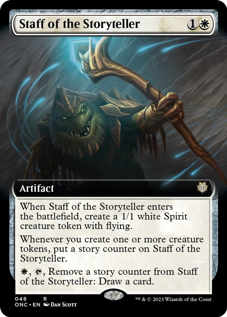 Staff of the Storyteller (Extended Art) - Commander: Phyrexia: All Will Be One (ONC)