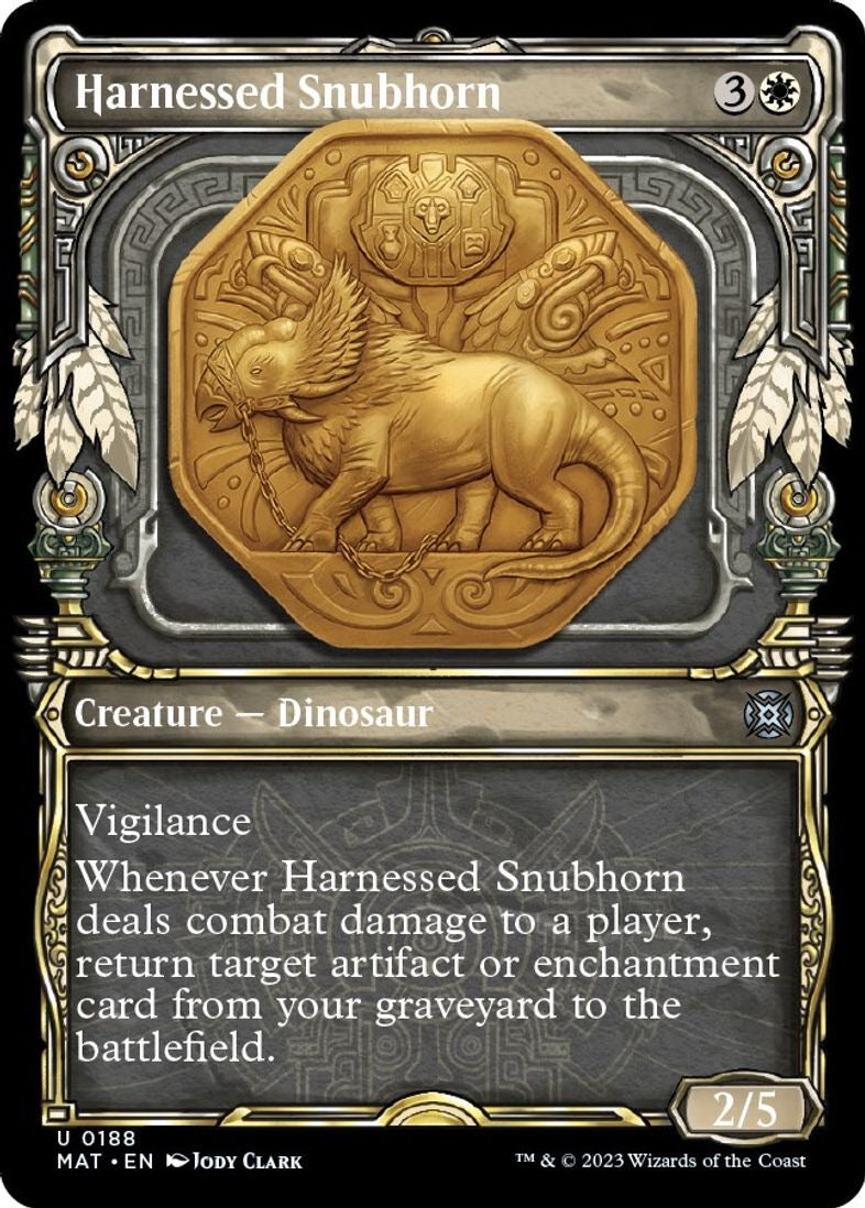 Harnessed Snubhorn (Halo Foil) - March of the Machine: The Aftermath (MAT)