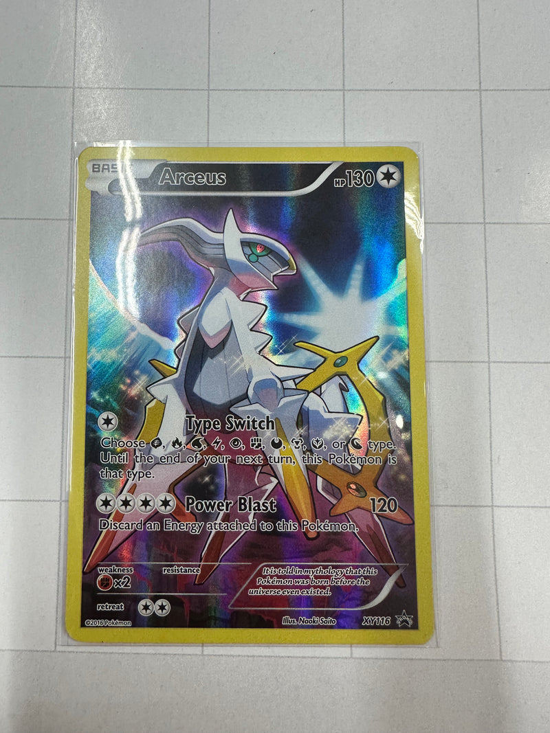 Arceus XY116 XY Promo Holo Rare Black Star Promo Pokemon Card Near Min Arceus XY116 XY Promo Holo Rare Black Star Promo Pokemon Card Near Min