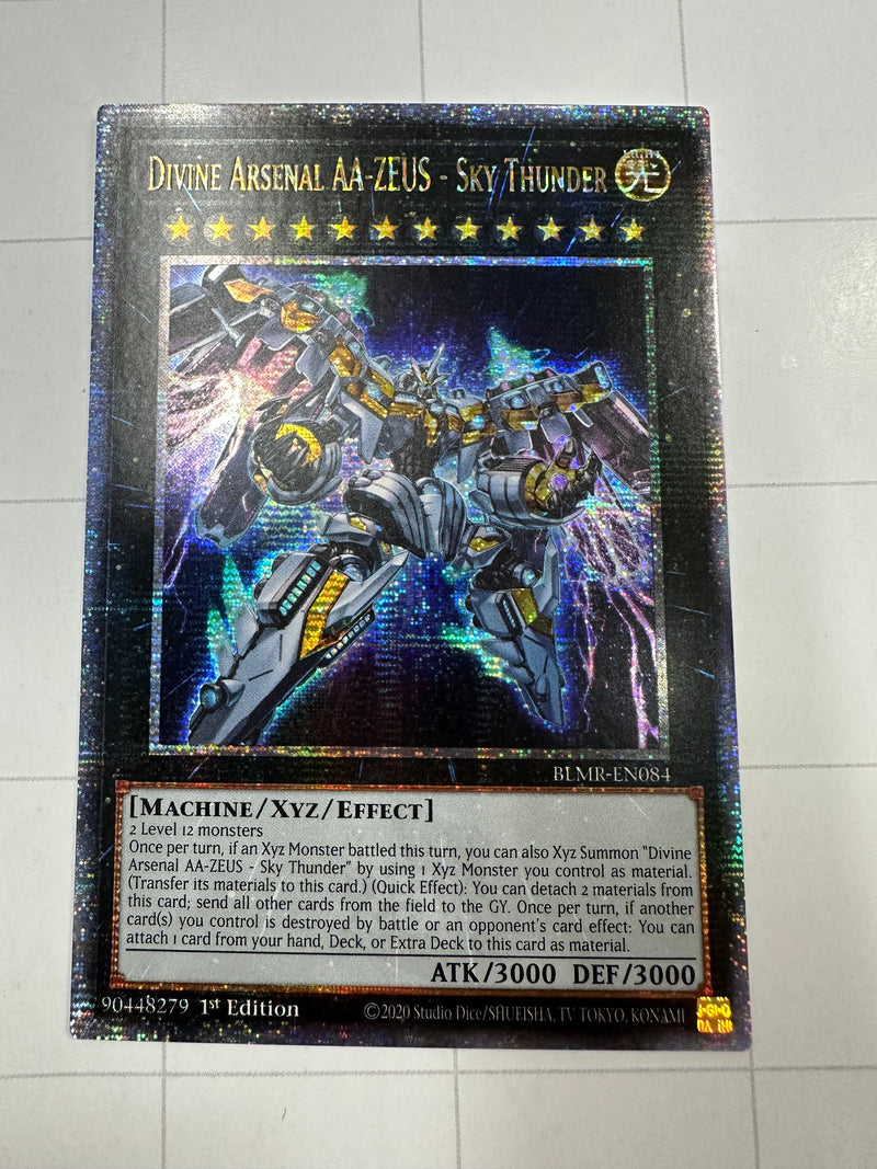 Divine Arsenal AA-ZEUS - Sky Thunder (Quarter Century Secret Rare) - Battles of Legend: Monstrous Revenge BLMR-EN084