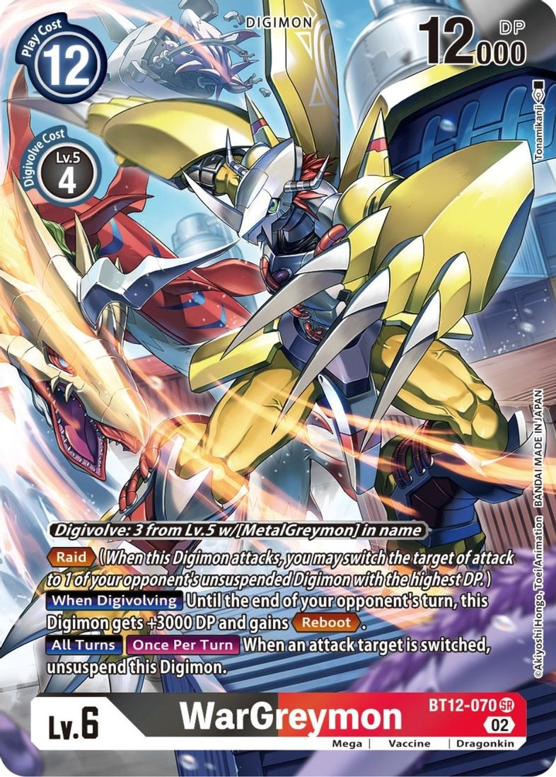 WarGreymon (Alternate Art) - Across Time (BT12)