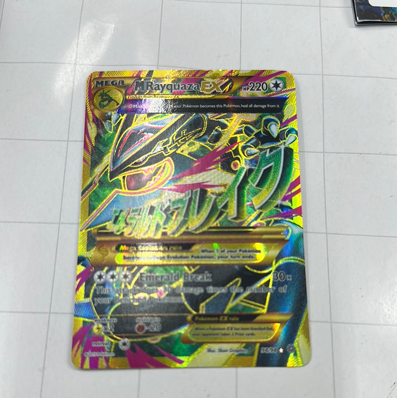 M Rayquaza EX (Shiny Full Art) - XY - Ancient Origins (AOR)