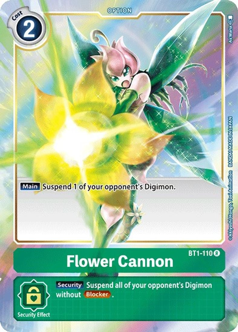 Digimon Flower Cannon (Alternate Art) - Release Special Booster (BT01-03)