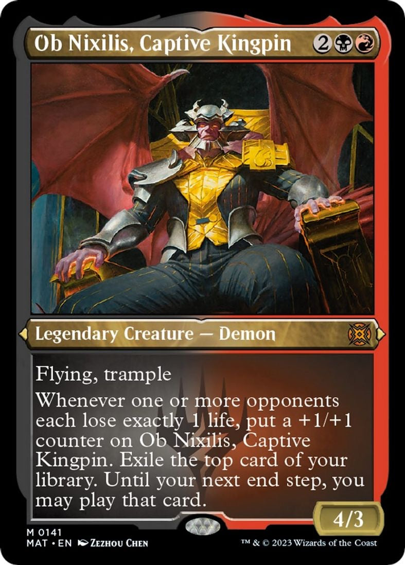 Ob Nixilis, Captive Kingpin (Foil Etched) - March of the Machine: The Aftermath (MAT)