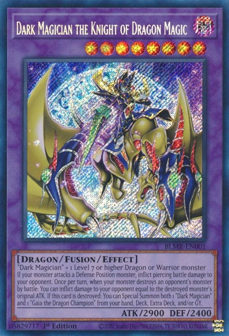 Dark Magician the Knight of Dragon Magic - Battles of Legend: Monstrous Revenge BLMR-EN001