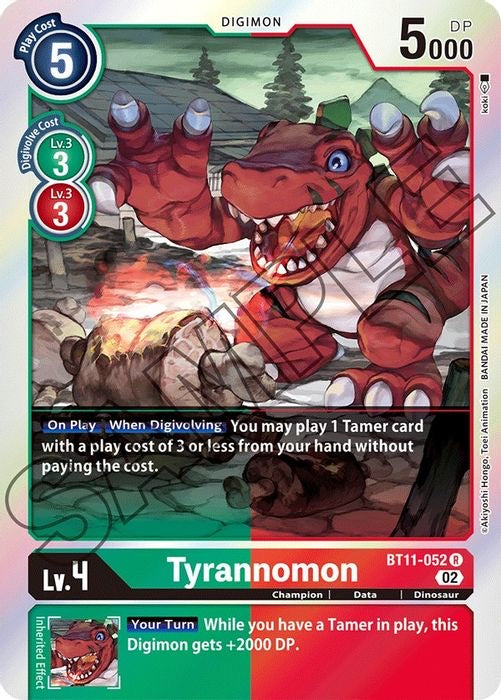 Tyrannomon - Dimensional Phase (BT11)
