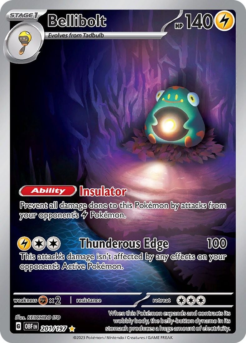 Bellibolt - 201/197 - SV03: Obsidian Flames (SV03)
