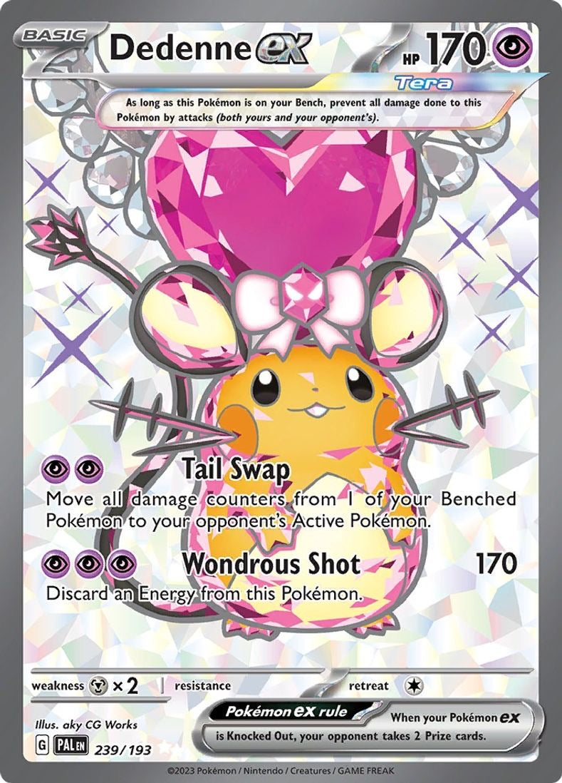 Dedenne ex - 239/193 - SV02: Paldea Evolved (SV02)