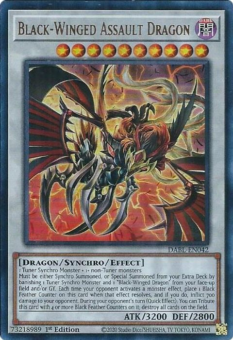 Black-Winged Assault Dragon - DABL-EN042